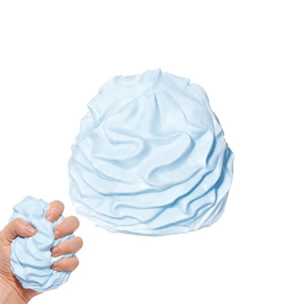 Fløderulle Squishy Legetøj – Blødt, Klembart Stressaflastende Legetøj blue