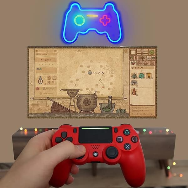 Neonskyltar för gaming för väggdekor Neonljus LED-skylt för gaming R