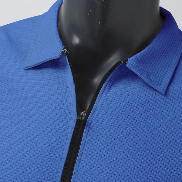 Herr Höst Ny Zip-Up Våffelstickad Jacka – Casual Långärmad Kragad Koftastil Royal blue L