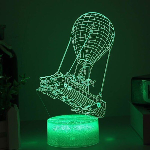Spillelokale Natlampe 3D Vision Effekt LED