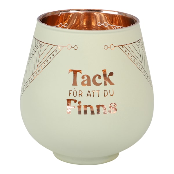 Ljuslykta i spegelglas, Tack för att du finns