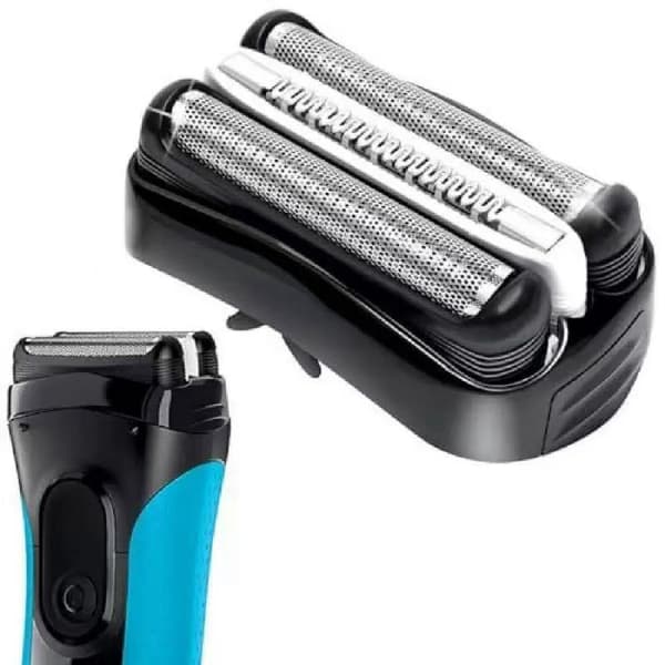 Erstatning for barberbladshode Braun S3, 3040s 3000s 3050cc 3010a 3070cc 3080s 3090s 310s 3020s 330s 370cc-4 Braun 32B barberbladshode