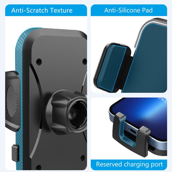 Bil Luftventil Telefonholder Universal 4 til 6,8 Tommer for iPhone Samsung Sony