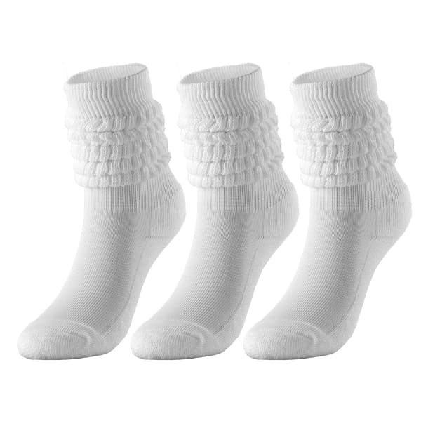 Par Slouch-strumpor för kvinnor, flickor och barn - Staplade strumpor, ankelstrumpor -XF2-