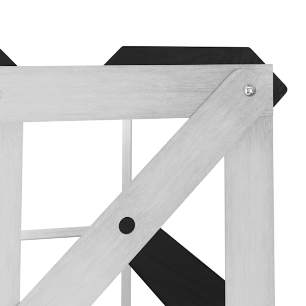 Vinstativ for 12 flasker svart massiv furu Black Svart