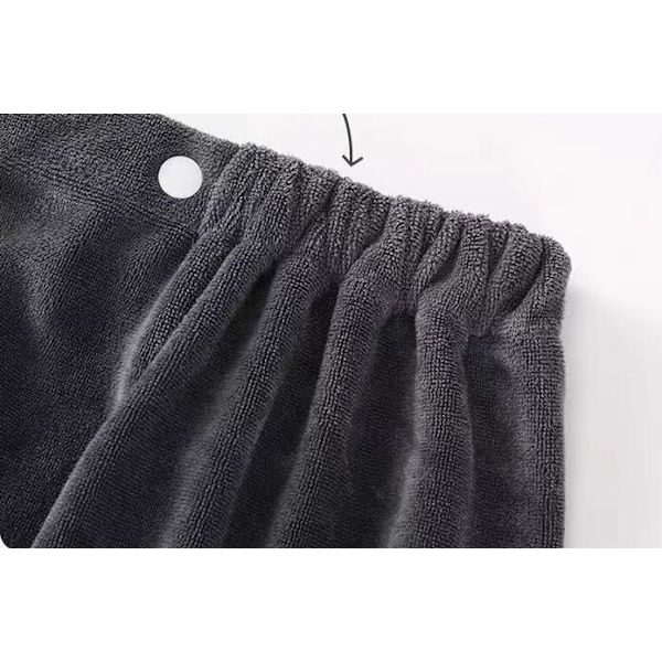 Badehåndklæde til mænd, bærbare svømmeshorts, grå grey 40*150