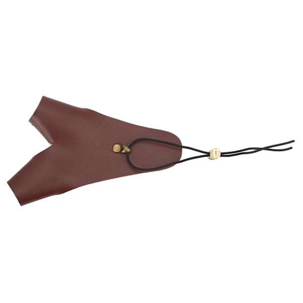 Bågskytte Handskydd PU Läder Justerbart Skytte Handskydd Handske för Traditionell Utomhus Bågskytte Brun 0.1