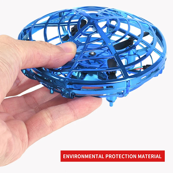 Mini UFO RC drone Infrarød Hånd Sensing Induktions Helikopter Model Elektrisk Bærbar Quadcopter flayaball drohne Legetøj til børn guld gold 1pc