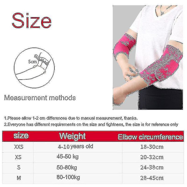 Elastiska armbågsskydd Förtjockade Svamp Armbåge Knäskydd Skydd Basket Volleyboll Sport Arm Ärm Skydd Vuxna Barn 2st svart 2pcs black M