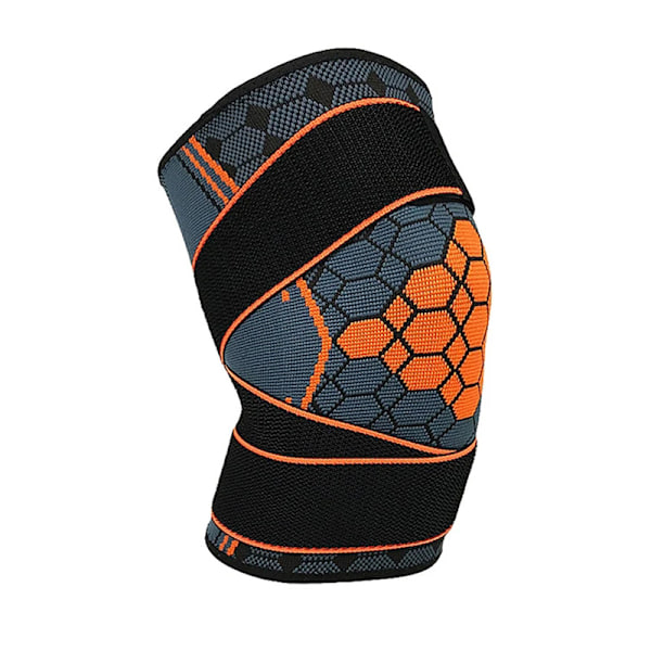 port Knäbandage Elastiskt stöd Knäskydd Kompressionsskydd för träning Gym promenader Orange Orange S Orange