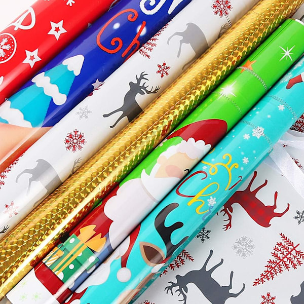 30 st. Paket Julsnöre Påsar, Julfolie Presentpåsar för Julgåvor Festpresenter (