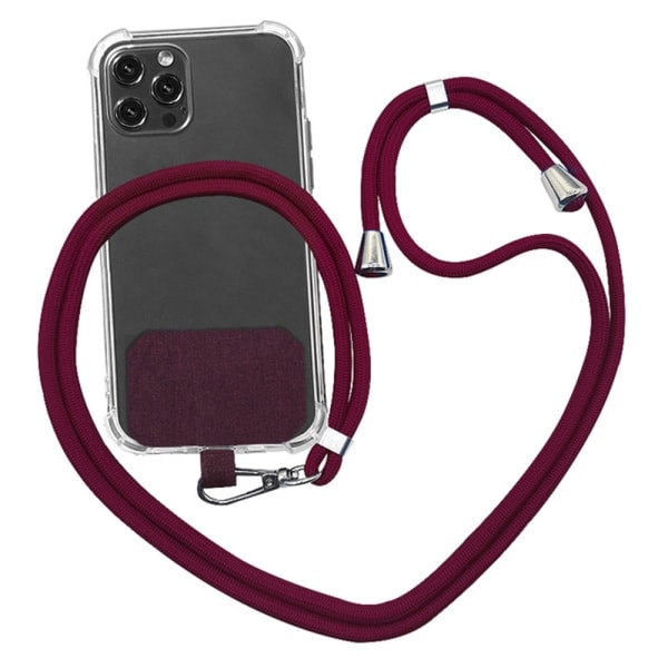 TG Praktisk Stilig Mobil Snor Mobilholder Svart