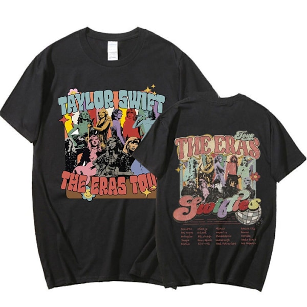 Svart Multi-Stil Taylor Swift Fan T-skjorte Trykt T-skjorte Genser Voksen Kolleksjon Taylor Swift T-skjorte Tilgjengelig i Ulike Stiler stil 6 style 6 XL
