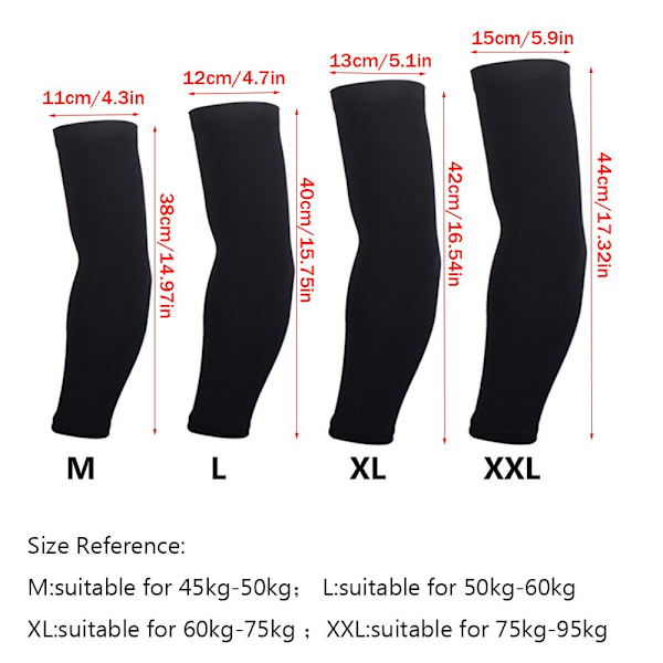 Arm sleeves Cover SORT M Sort Black M