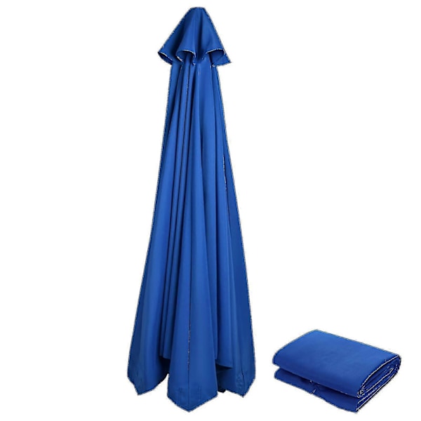 Bestselgende erstatning stoff hageparasoll taktrekk for 3m 6/8 arm uteplass solparasoll 50% tilbud-yzy (FMY) Marineblå Navy blue 300cm*6k