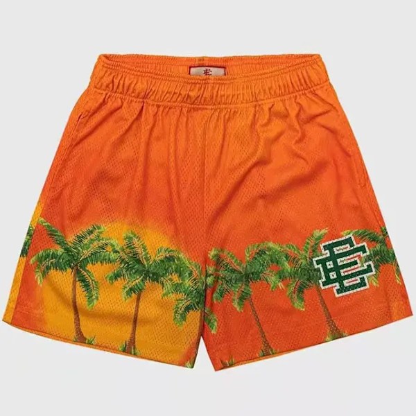 Shorts Casual Basketboll Sportbyxor Strandshorts orange orange 2XL