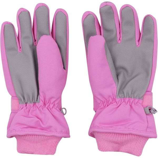 Søte Unicorn-votter for barn Vanntett vinter-skivotter Fleecefôrede snøvotter Varme termiske votter for 3-9 gutter jenter rosa Pink S