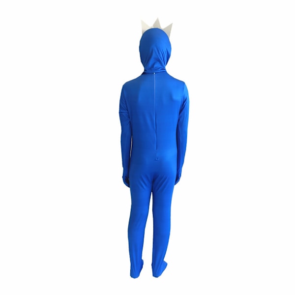 Barn Rainbow Friends Roblox Kläder Outfit Party Cosplay Kostym Jumpsuit Mask 100cm blue