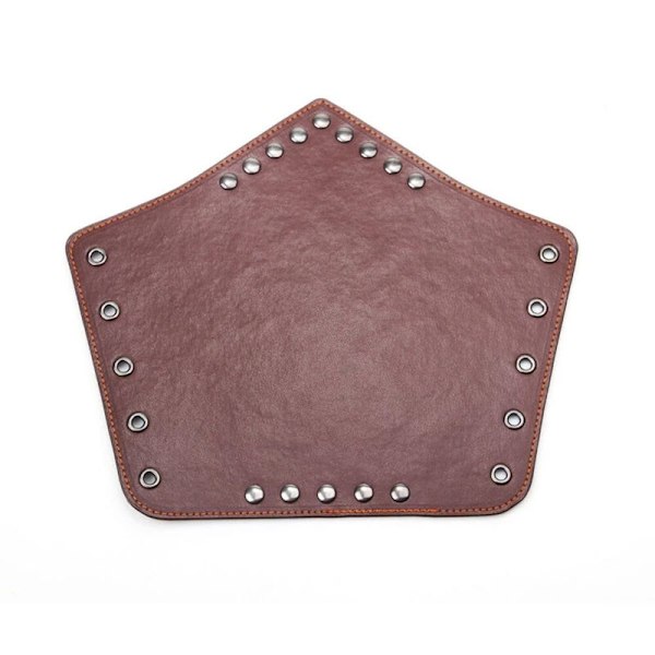 1 st Armband Läder Punk Bred Cykling Handledsskydd brown