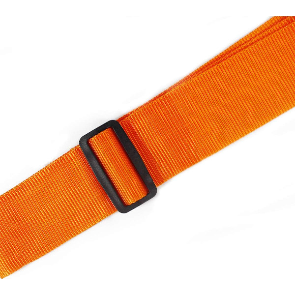 Kraftige bagagestropper til kufferter, pakkebælter, rejsetilbehør, justerbar taskestrop 2-pak Orange