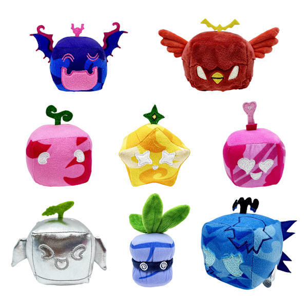 Blox Fruit -pehmolelu, paholainen hedelmä pehmolelu nukke pehmolelu Five-pointed star