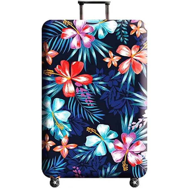 Resväska Skydd Bagage Väska Skydd Passar för 18-32 Tums Resväskor Blomma Flower M