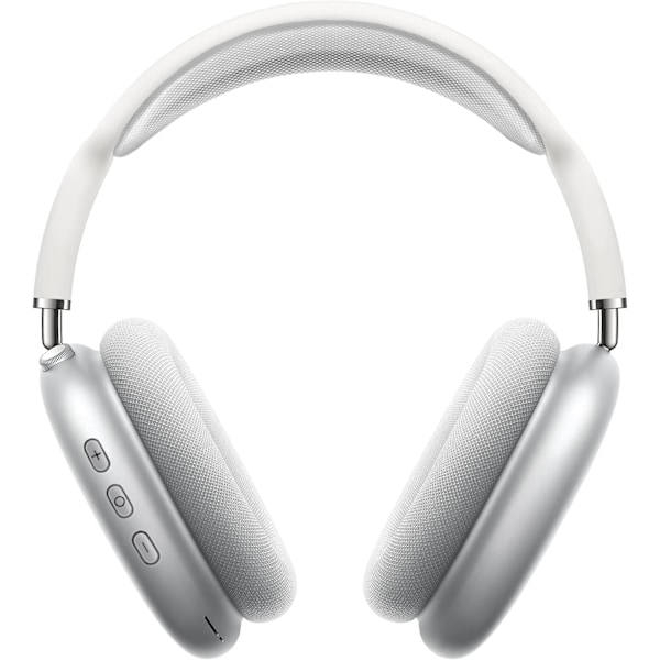 Trådløse hodetelefoner over øret Bluetooth Justerbare hodetelefoner 42 timers lyttetid Volumkontroll, egnet for gaming/løping/sportshodetelefoner Silver