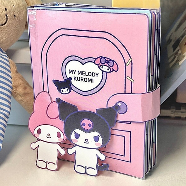 Tyst Bok Sanrio Doudou Bok Utbildande Hemgjord Kuromi Bok A2