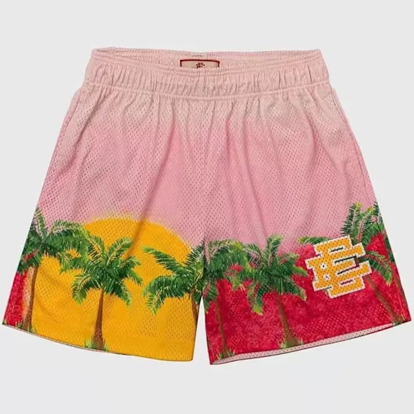 Shorts Casual Basketball Sportsbukser Strandshorts rosa pink 2XL