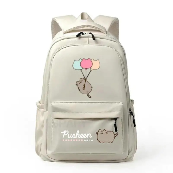 Kawaii Tjock Katt Ryggsäck Mode Canvas Ryggsäck för Kvinnor style 16