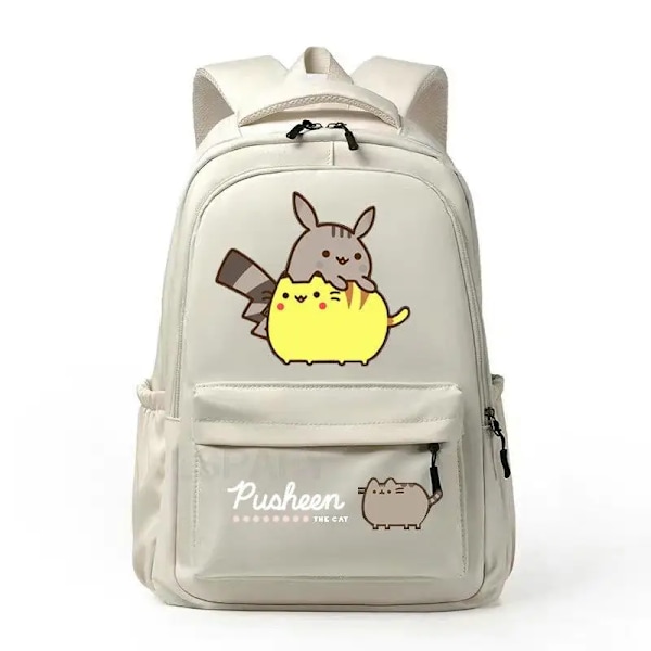 Kawaii Paksu Kissa Reppu Muoti Kangasreppu Naisille style 15