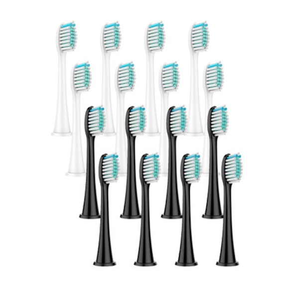 16-pack Ersättningshuvuden för Philips Sonicare Serie 3, 6, 9 Black Svart