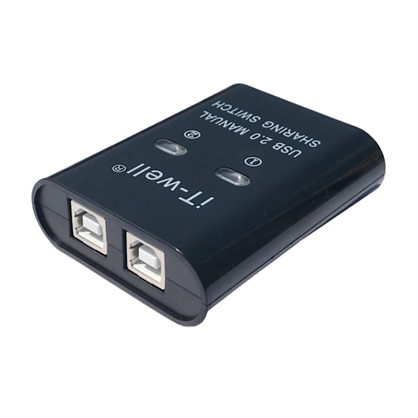 USB-kytkinvalitsin KVM-keskitinsovitin 2 PC:n jakamiseen 1 USB-tulostimen jakolaitteet