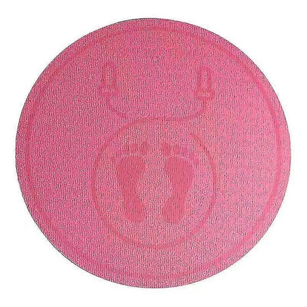 Hoppetau Matte Rund Matte Treningsmatte Slitesterk Sklisikker Langvarig Arbeidsavslapningsmatte VR Matte Treningshoppematte pink
