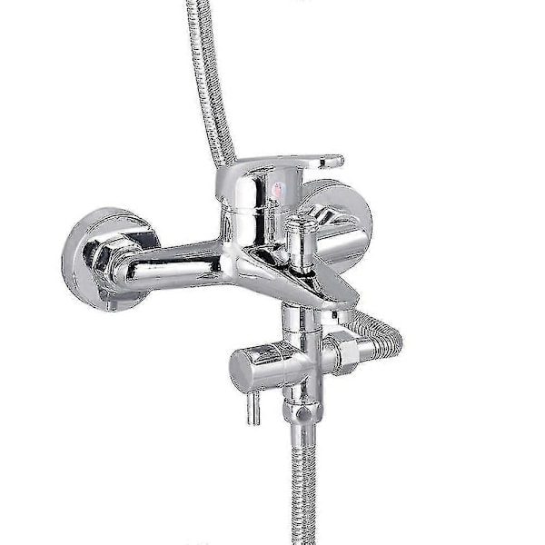 Omleder Mikser Badekar Dusj 3-veis Omlederventil Solid Messing G 1/2 Tommers Dusjadapterventil SwitP20211224717