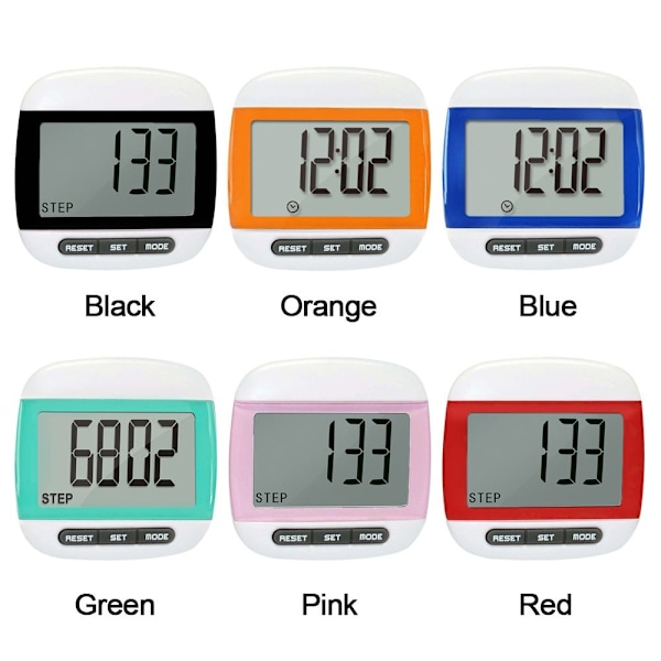 Stegräknare Steg Kilometerräknare ORANGE Orange