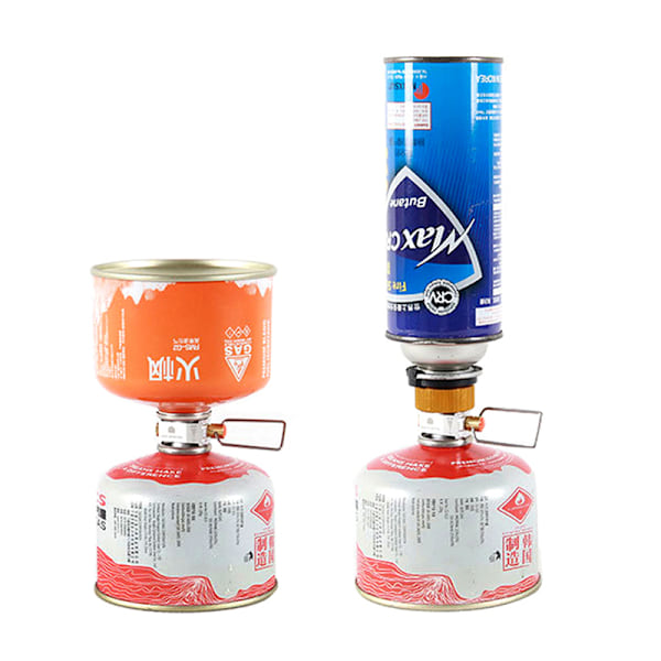 Camping Plus Gasomvandlare Adapter Påfyllning Platt Tank Konvertering