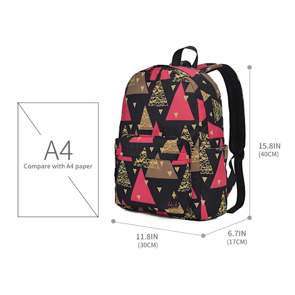 Akvarell Lila Blomma Fjäril Ryggsäckar Tonåringar Student Skolväskor Laptop Ryggsäck Män Kvinnor Resa style 3