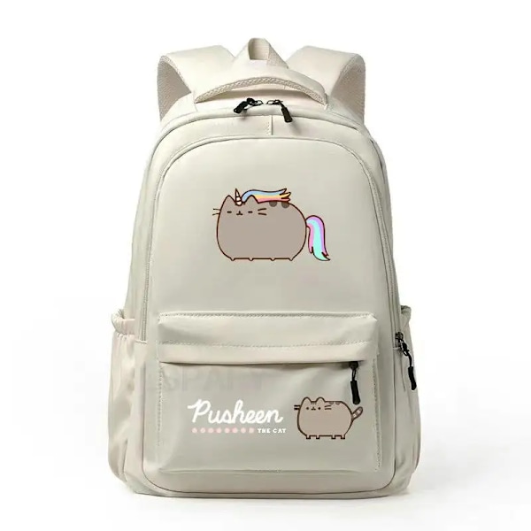 Kawaii Tjock Katt Ryggsäck Mode Canvas Ryggsäck för Kvinnor style 7