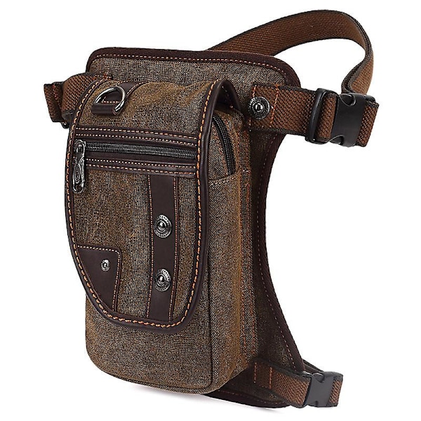 Kangaskankainen vyölaukku ulkoiluun, crossbody-tyylinen taktinen reisitasku