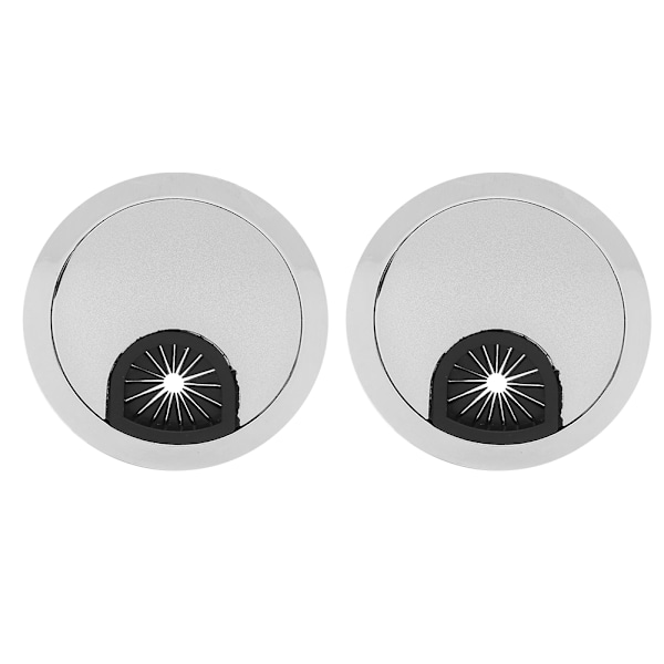 stk bordgjennomføring skrivebord kabelhull sinklegering toppdeksel 58mm