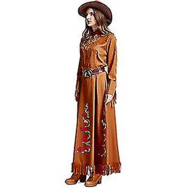 Halloween Kostymer Grand Theft Phantom Western Cowboy Dress Thorny Rose Bandit Train Mann Kvinne Villmark Jeger Kostyme 165cm