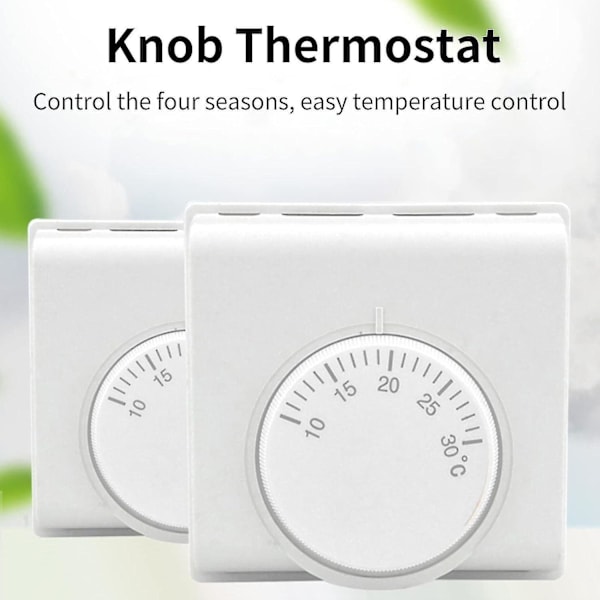 Romtermostat Universal Standard Romtermostat Mekanisk Romtermostat Energibesparende Mekanisk Temperaturkontroll
