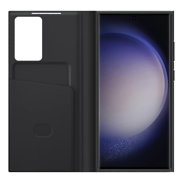 Wallet-deksel til Galaxy S23 Ultra med kortspor, beskyttende skall, berøringsskjerm, svart - Xin