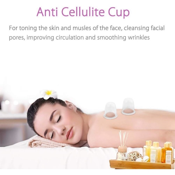 Koppning Silikon Vakuum Anti Celluliter Kopp Massagekoppar Koppning