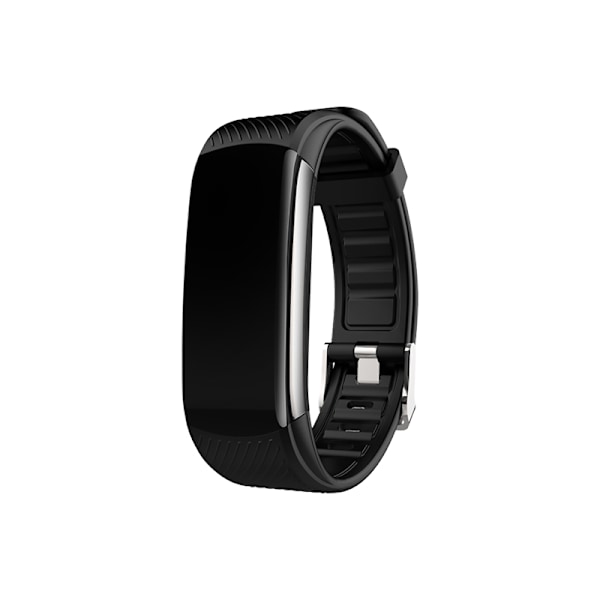 INF Aktivitetsarmband med pulsmätning, sömnmonitor, stegräknare IP67 Svart 0.96