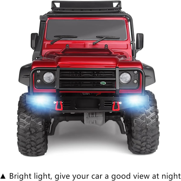 RCBumperMetallFrontfangerMedKrokforTilhengerFor1:10R.C.CrawlerTraxxasTRX4DefenderAxialSCX10SCX10II9004690047(Svart)