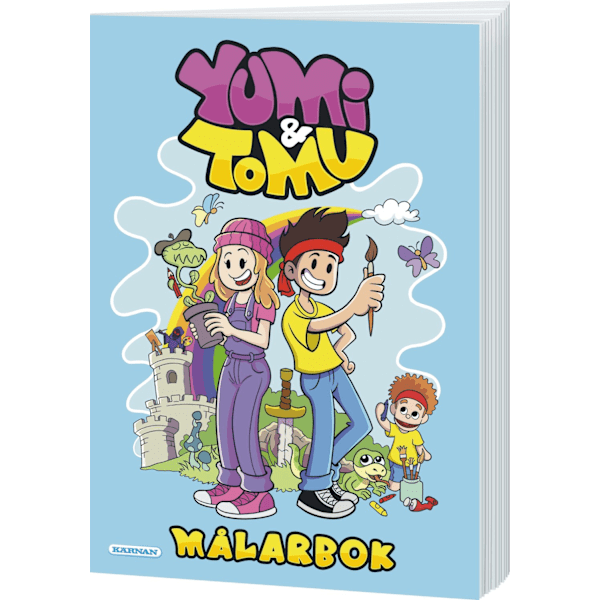 Yumi och Tomu Målarbok multifärg Multicolor