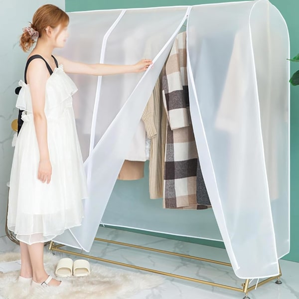 Garderobsskydd, Skyddshölje, Klädskydd Stort Transparent Hängande Dammskydd, Klädskydd (100 * 50 * 150cm) 100*50*150cm