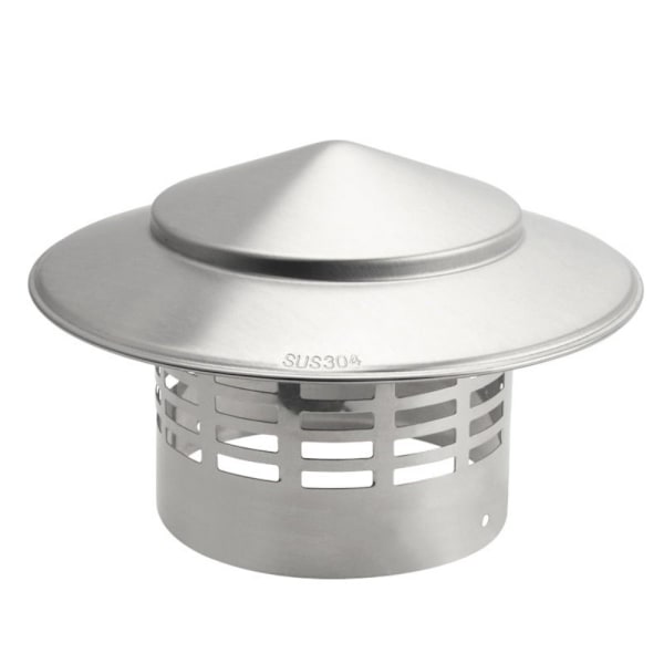 Savupiipun hattu tuuletettu sadehattu 160MM 160mm